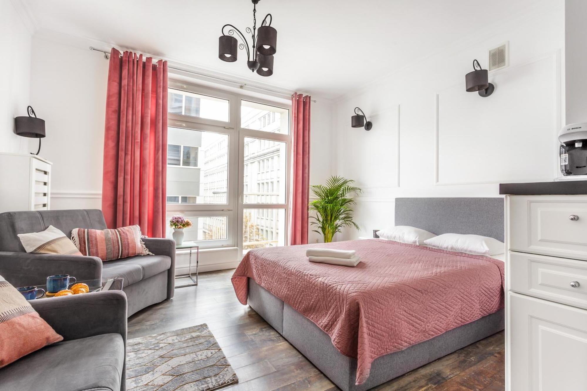 Charming Apartment In The City Center Варшава Экстерьер фото
