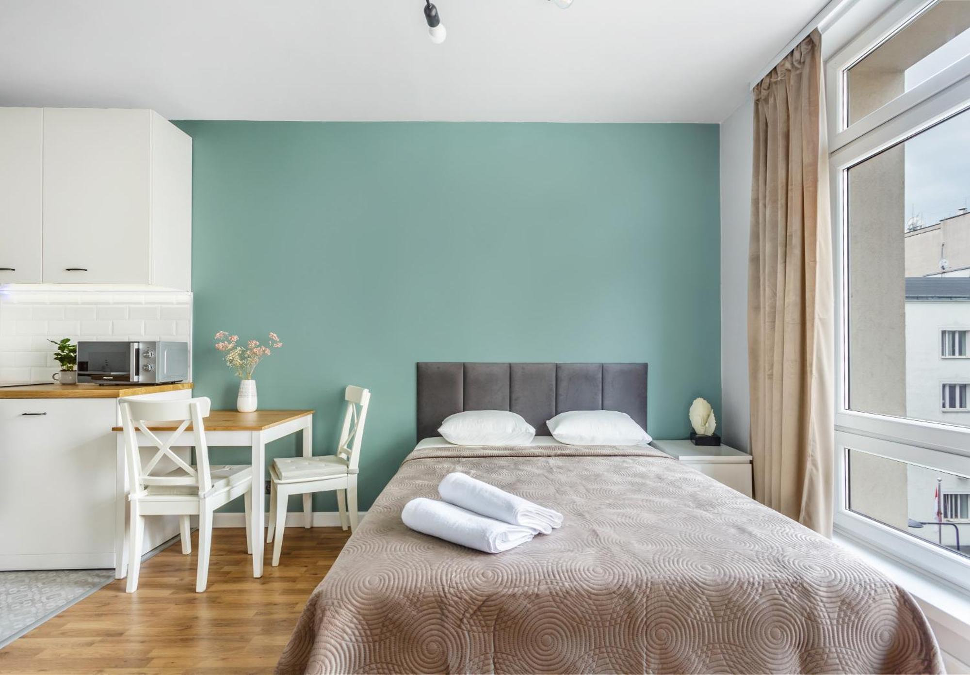 Charming Apartment In The City Center Варшава Экстерьер фото