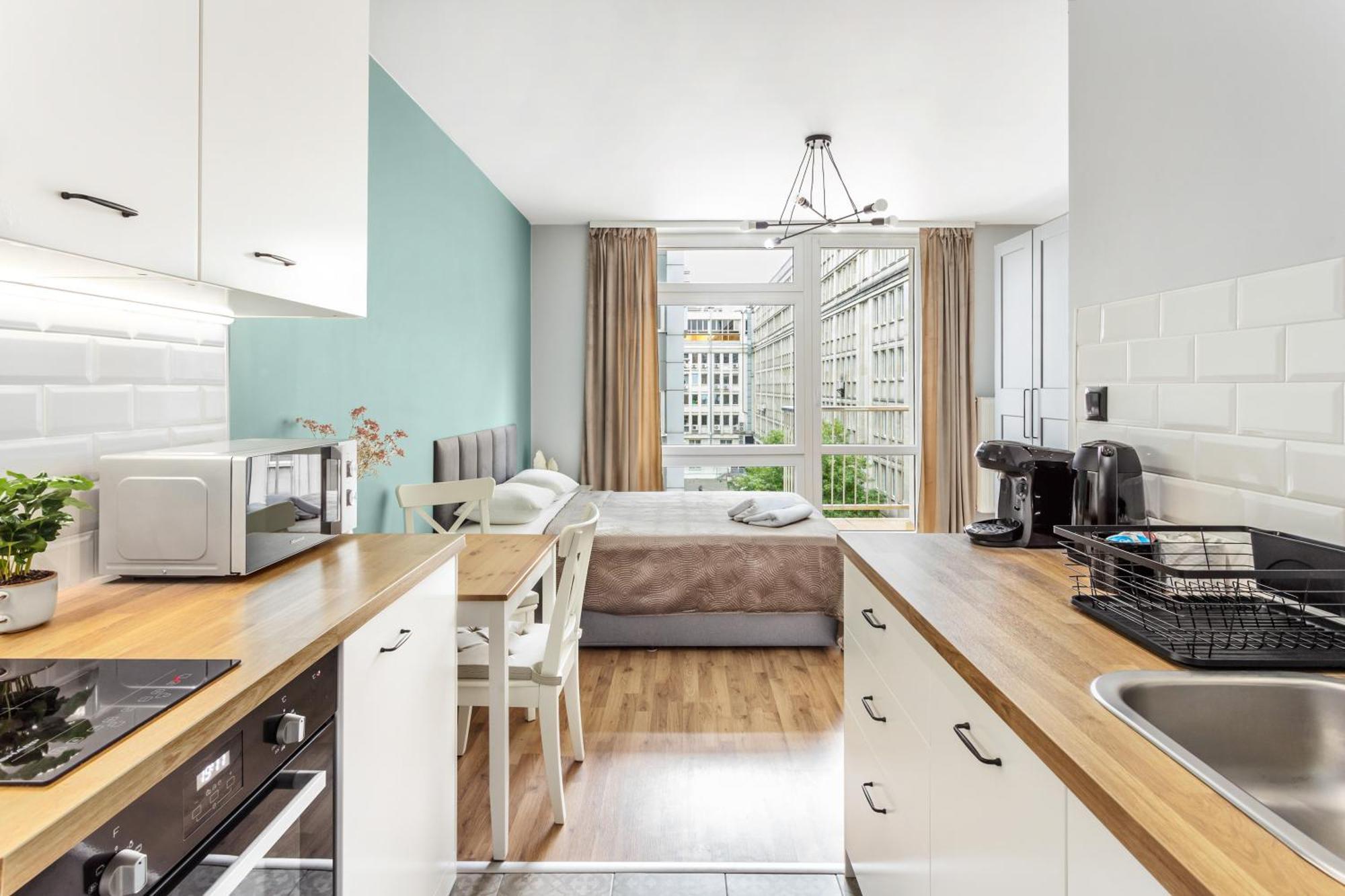 Charming Apartment In The City Center Варшава Экстерьер фото